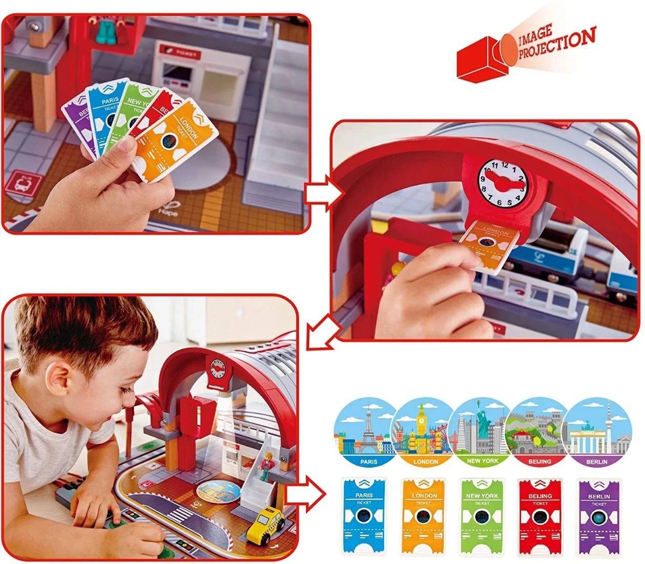 Игровой набор Hape Станция Гранд-Сити