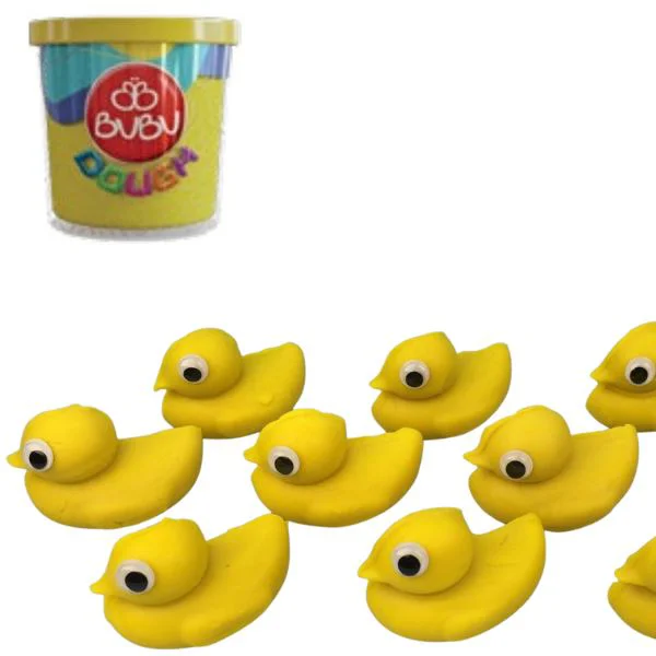 Plastilina de modelat Bubu Play Dough Galben, 125 g