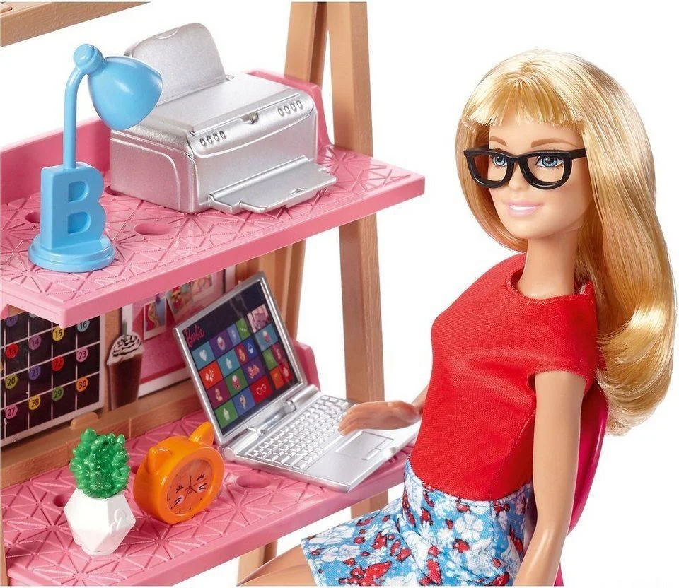 Papusa Barbie cu mobila foto