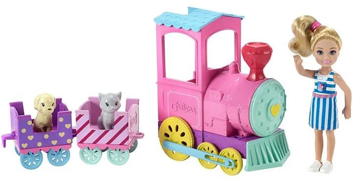 Papusa Barbie cu trenul Choo-Choo foto