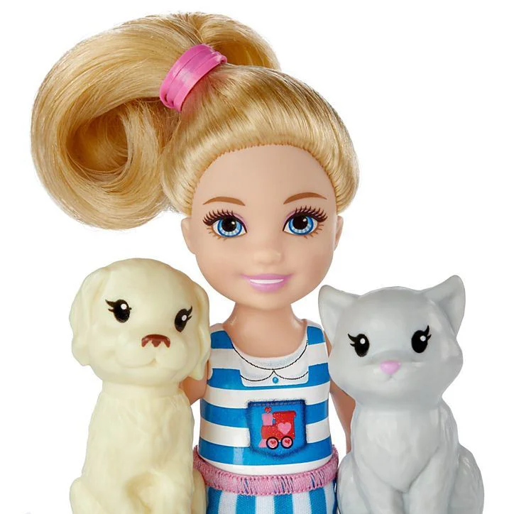 Papusa Barbie cu trenul Choo-Choo foto