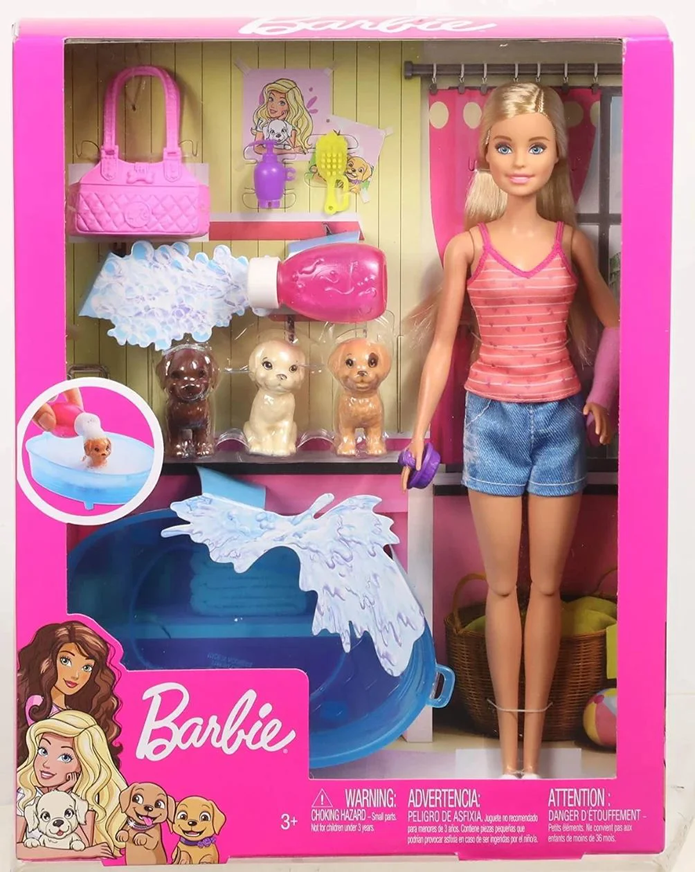Кукла Barbie Ванная для щенков foto