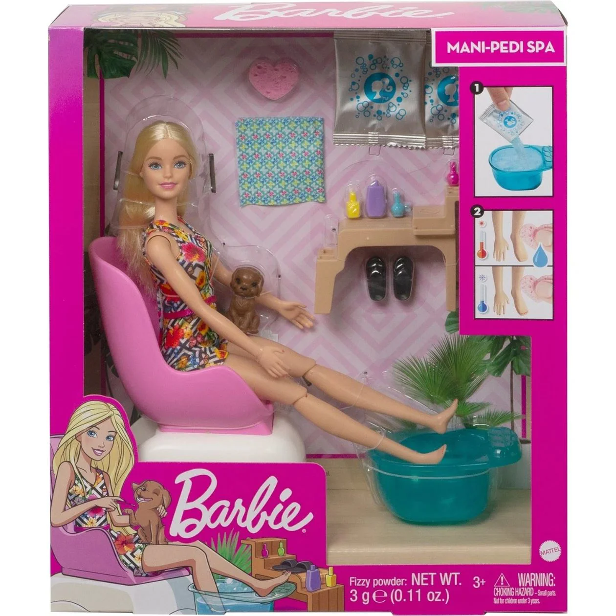 Papusa Barbie Salon de pedichiura foto