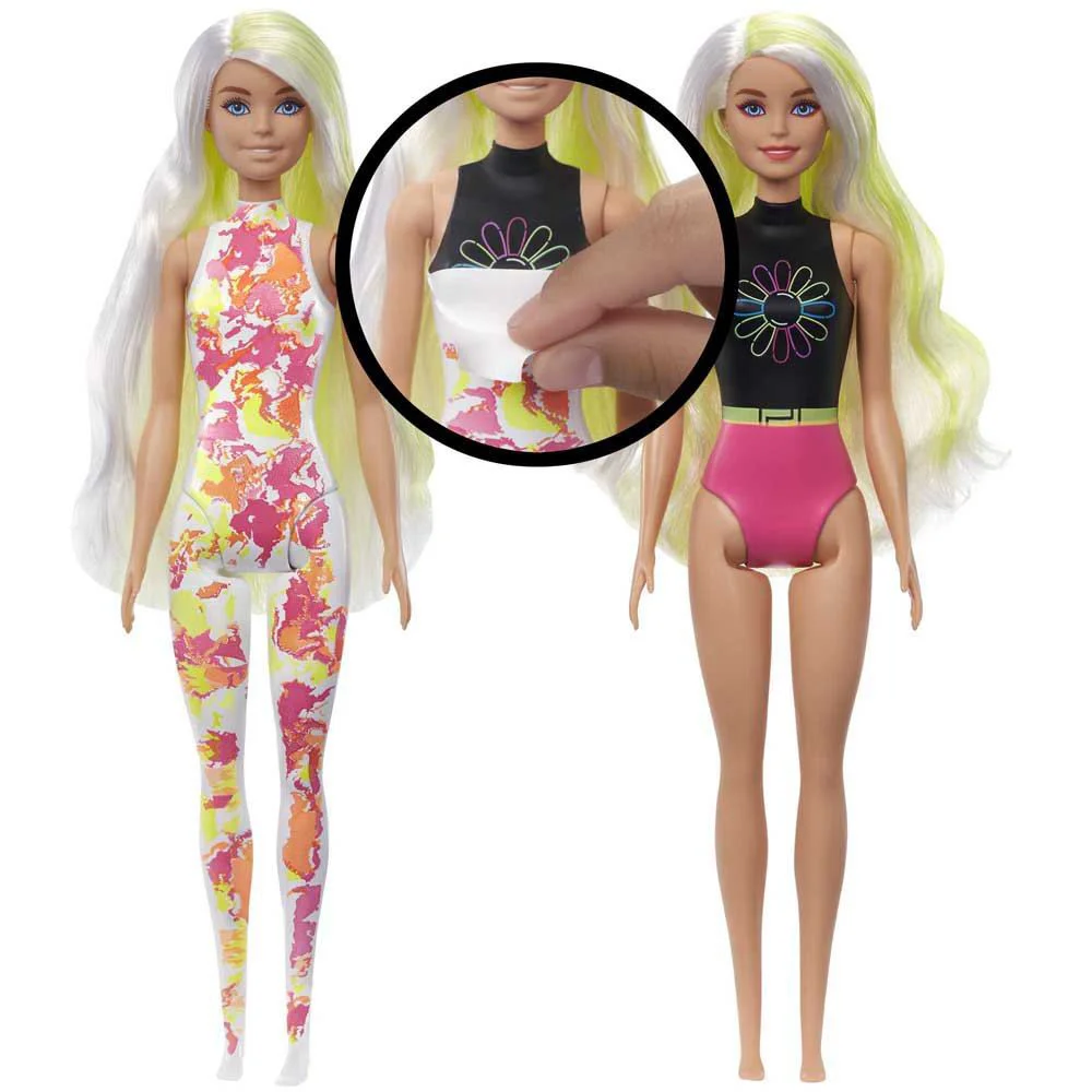Кукла Barbie Раскрытие неонового цвета foto