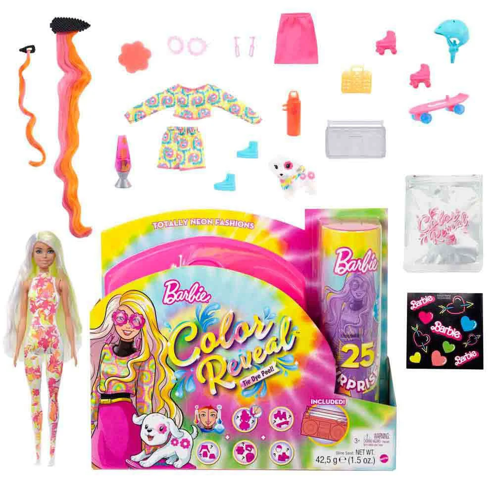 Кукла Barbie Раскрытие неонового цвета foto