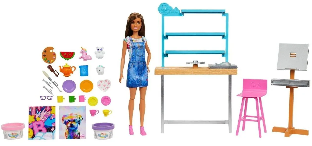 Papusa Barbie Studio de relaxare si creatie