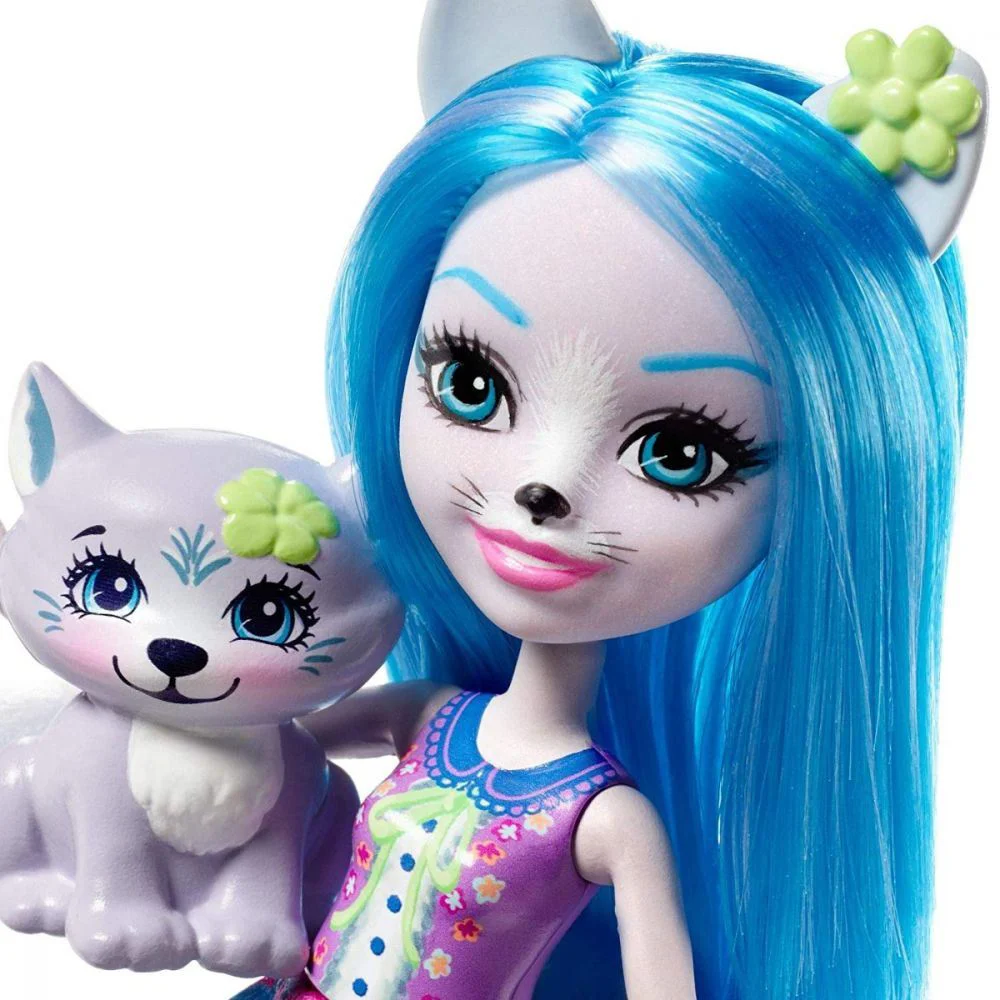 Papusa Enchantimals Winsley Wolf foto