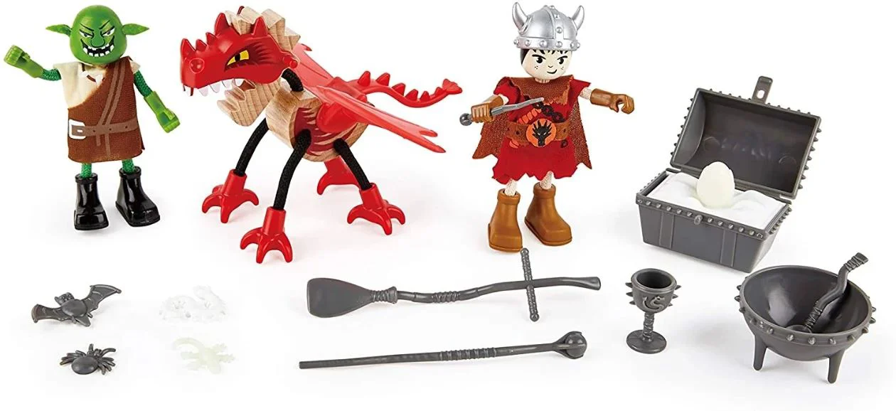 Jucarie din lemn Hape Castelul vikingilor foto