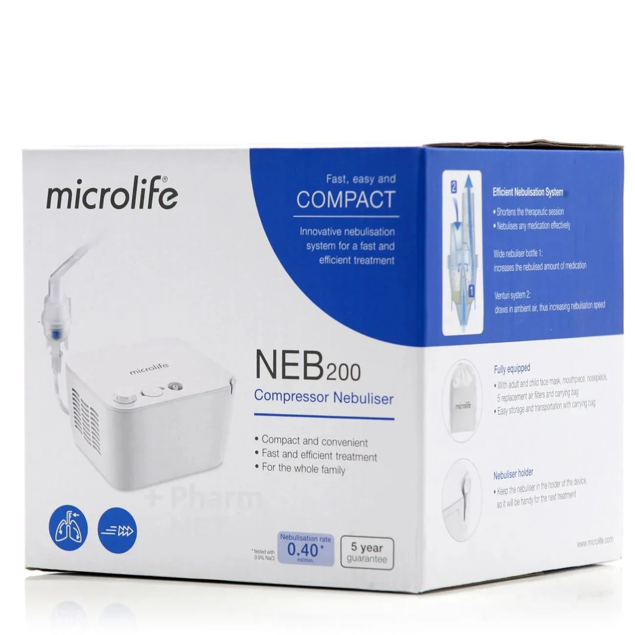 Inhalator cu compresor Microlife NEB 200