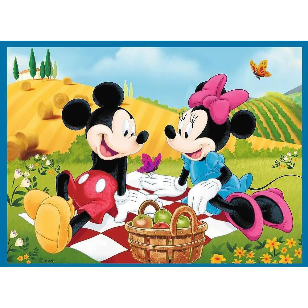 Puzzle Trefl  2in1 + memos - Meet the Disney characters