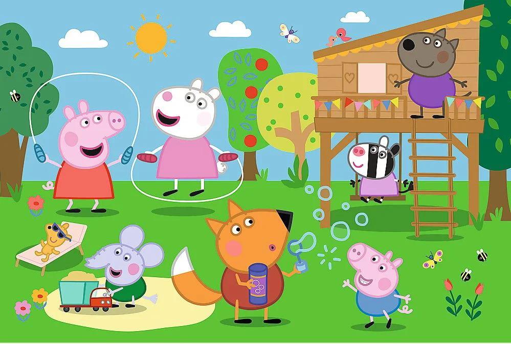 Puzzle Trefl - 24 Maxi - Fun in the grass / Peppa Pig foto