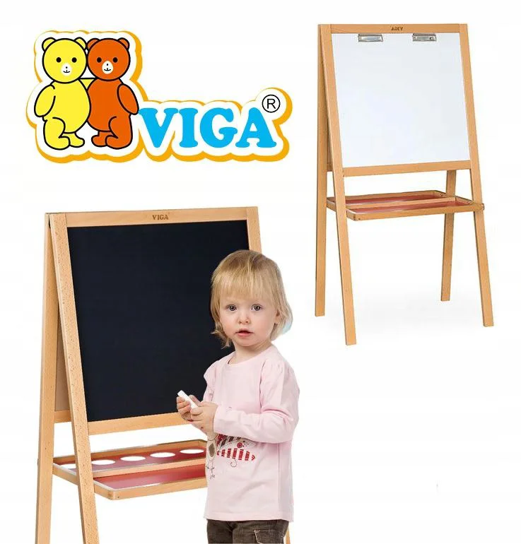 Мольберт двусторонний магнитный Viga Toys