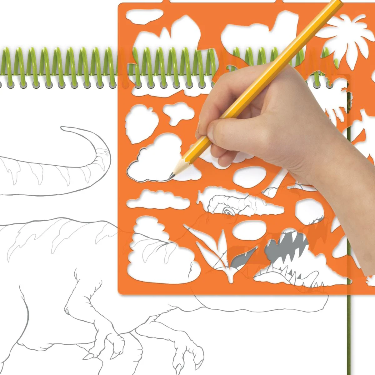 Альбом для рисования DinosArt, 6 шт.