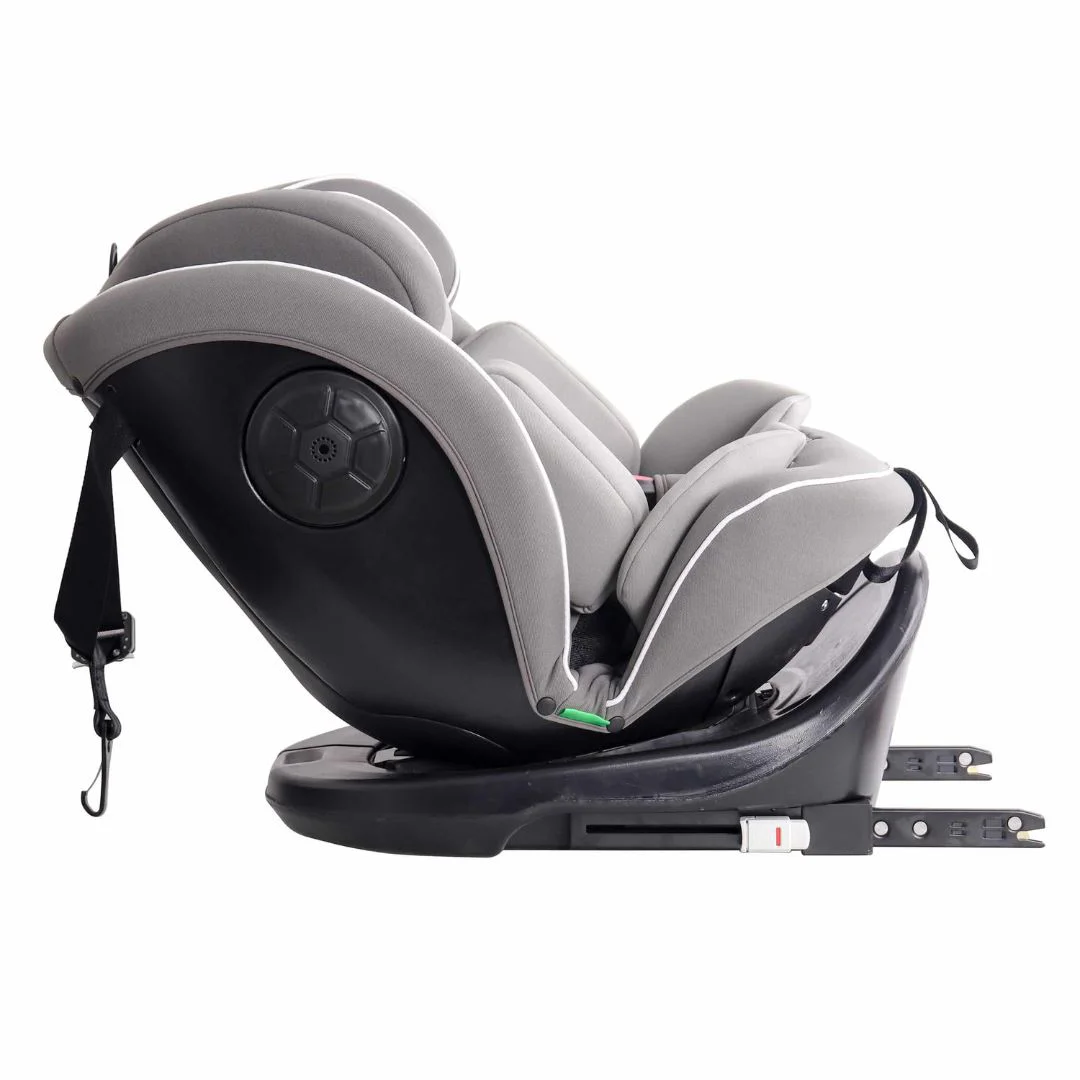 Scaun auto rotativ cu isofix BabyGo Nova 2 Gray, 40-150 cm, certificat R129