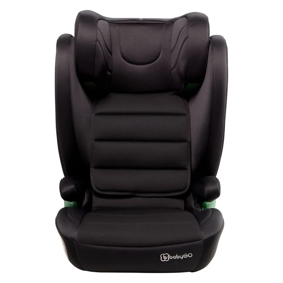 Scaun auto i-Size BabyGo SafeChild Black, 100-150 cm, certificat R129