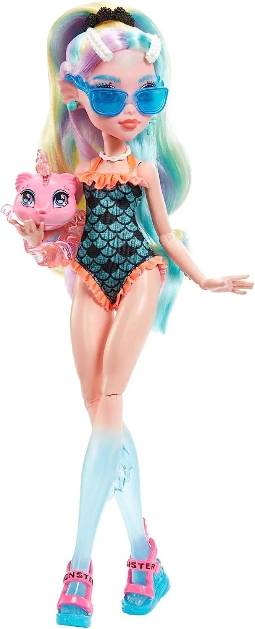 Papusa Mattel Monster High Lagoona Blue si Neptuna