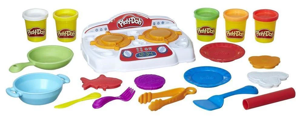 Set de plastilina Play-Doh Aragaz cu forme pentru taiat