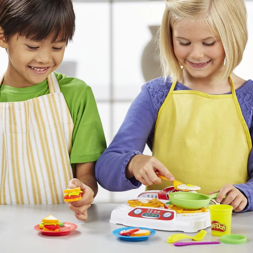Set de plastilina Play-Doh Aragaz cu forme pentru taiat foto