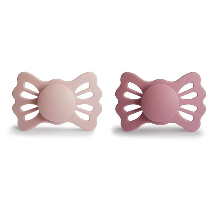 Set suzete simetrice din silicon Frigg Lucky Blush - Cedar (6-18 luni), 2 buc. foto