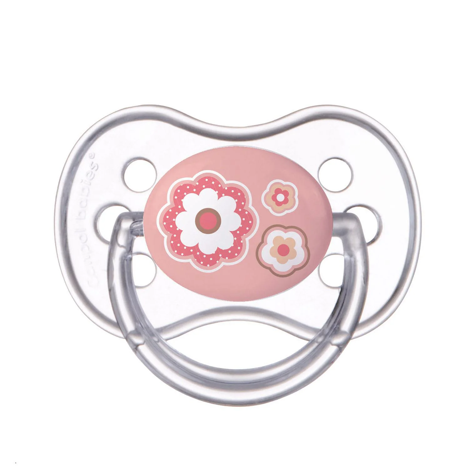 Suzeta rotunda Canpol Newborn Baby din silicon (18+ luni)