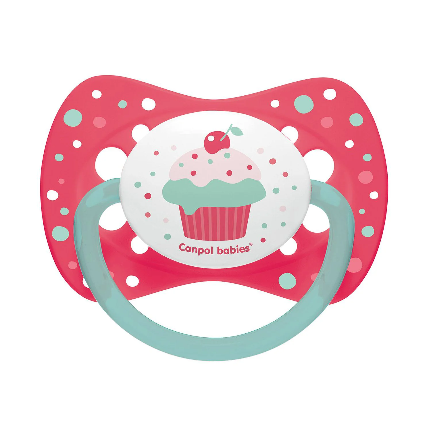 Suzeta simetrica din silicon Canpol Cupcake (6-18 luni) foto