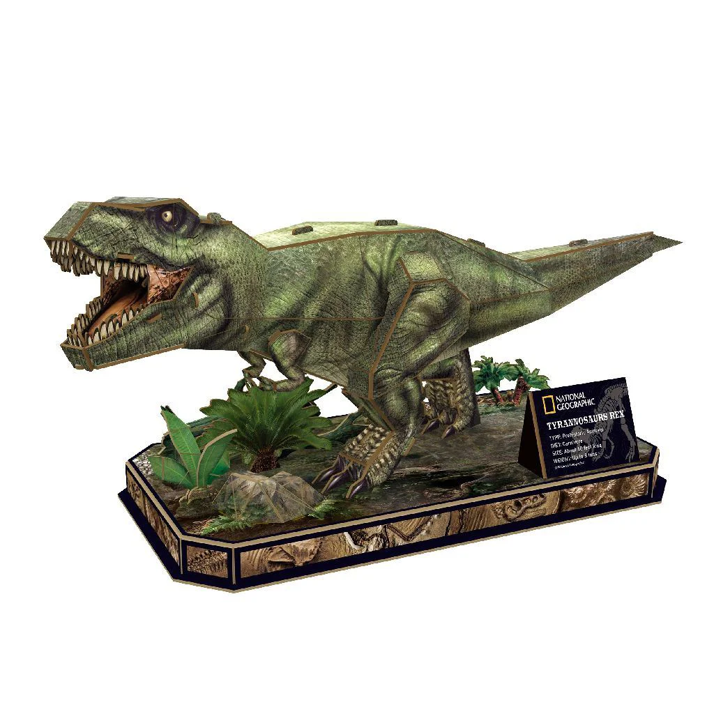 Головоломка 3D CubicFun National Geographic Tyrannosaurus Rex foto