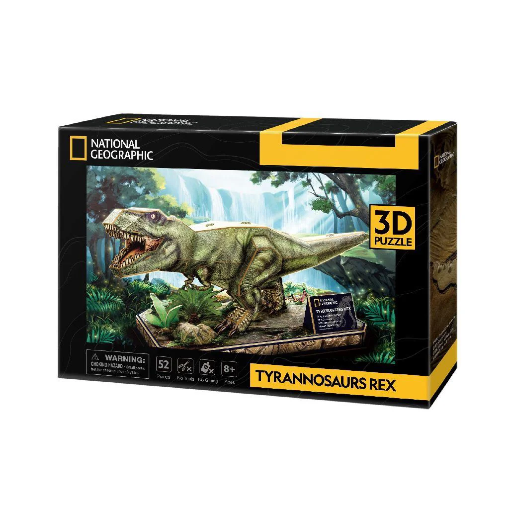 Головоломка 3D CubicFun National Geographic Tyrannosaurus Rex foto
