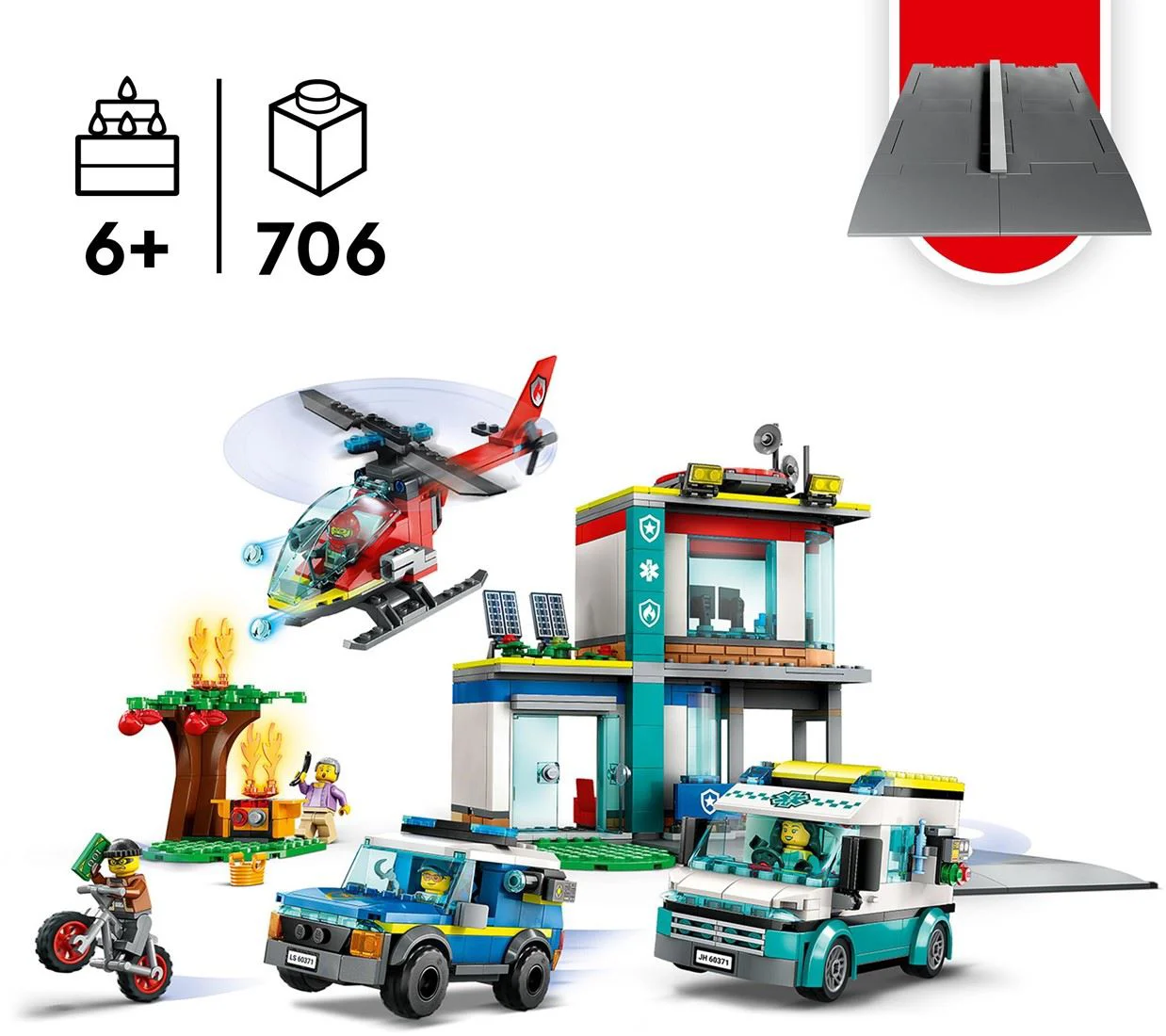 LEGO City - Emergency Vehicles HQ foto