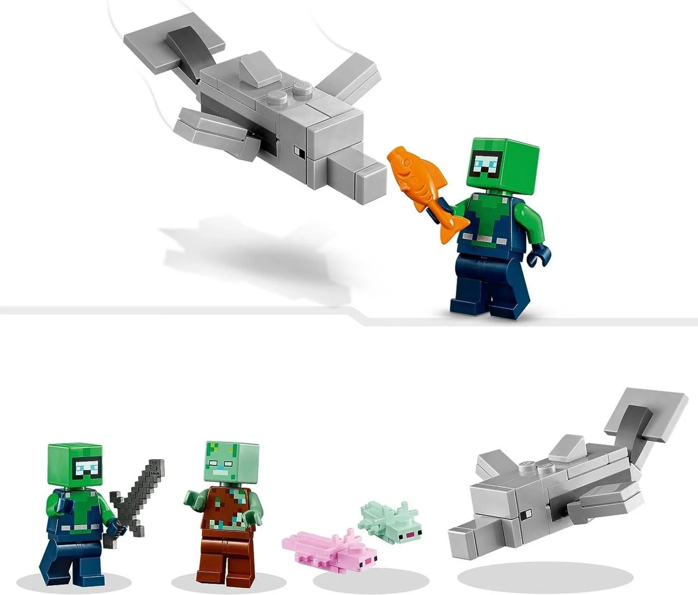 LEGO Minecraft Дом Аксолотля foto