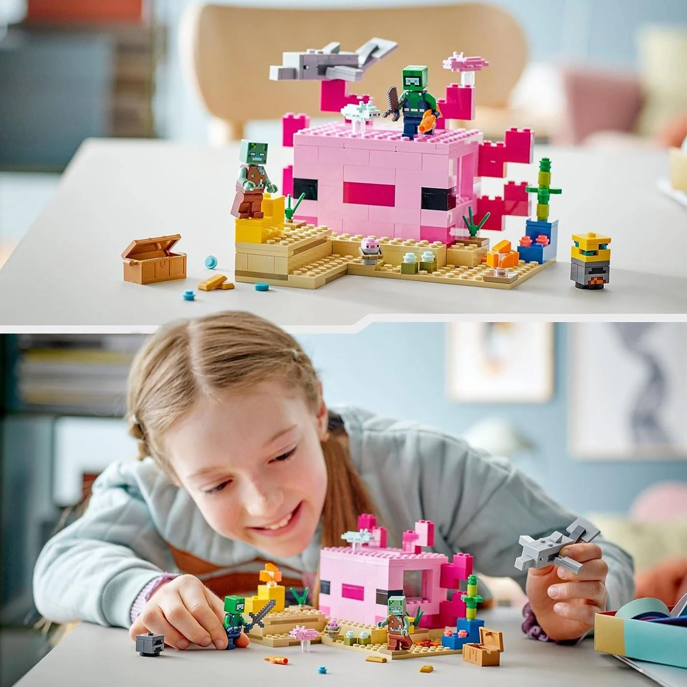 LEGO Minecraft Дом Аксолотля foto