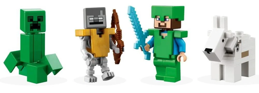 Конструктор Lego Minecraft Ледяные вершины, 304 эл. foto