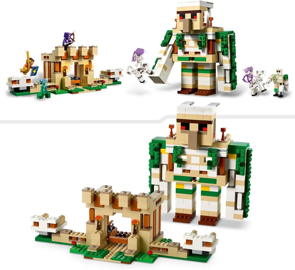 Конструктор Lego Minecraft Крепость железного Голема, 868 эл. foto