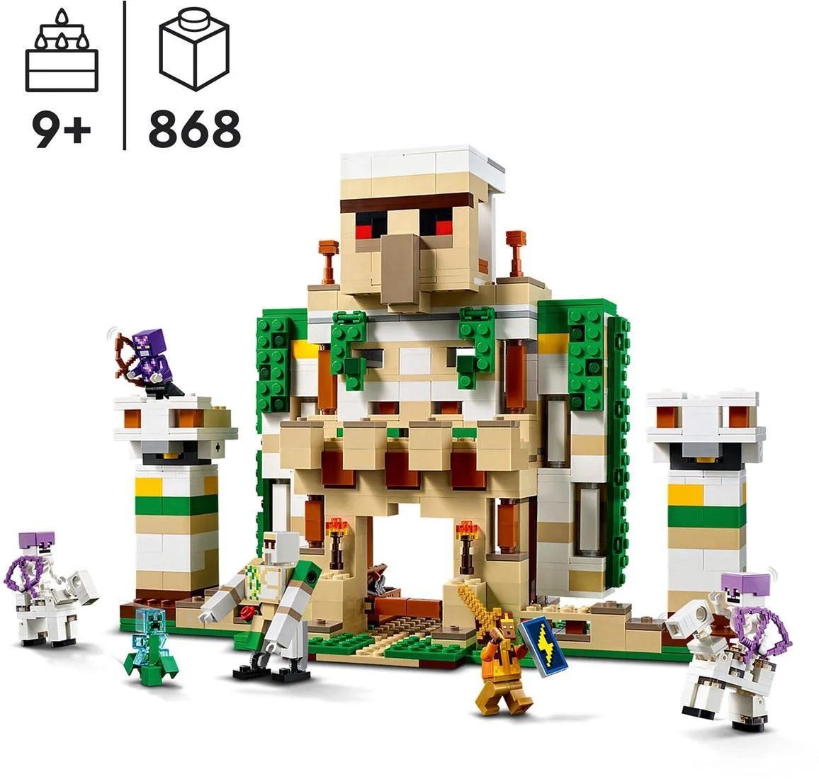 Конструктор Lego Minecraft Крепость железного Голема, 868 эл. foto