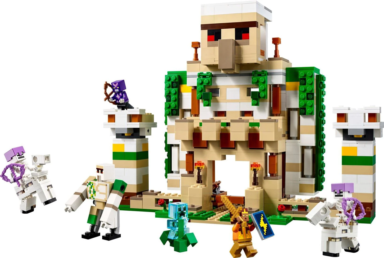 Конструктор Lego Minecraft Крепость железного Голема, 868 эл. foto