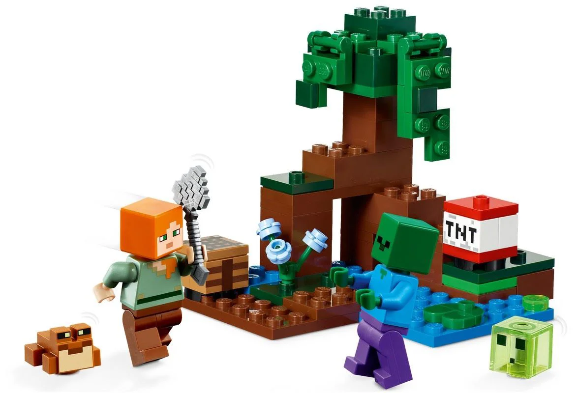 Конструктор Lego Minecraft Болотное приключение, 65 эл. foto