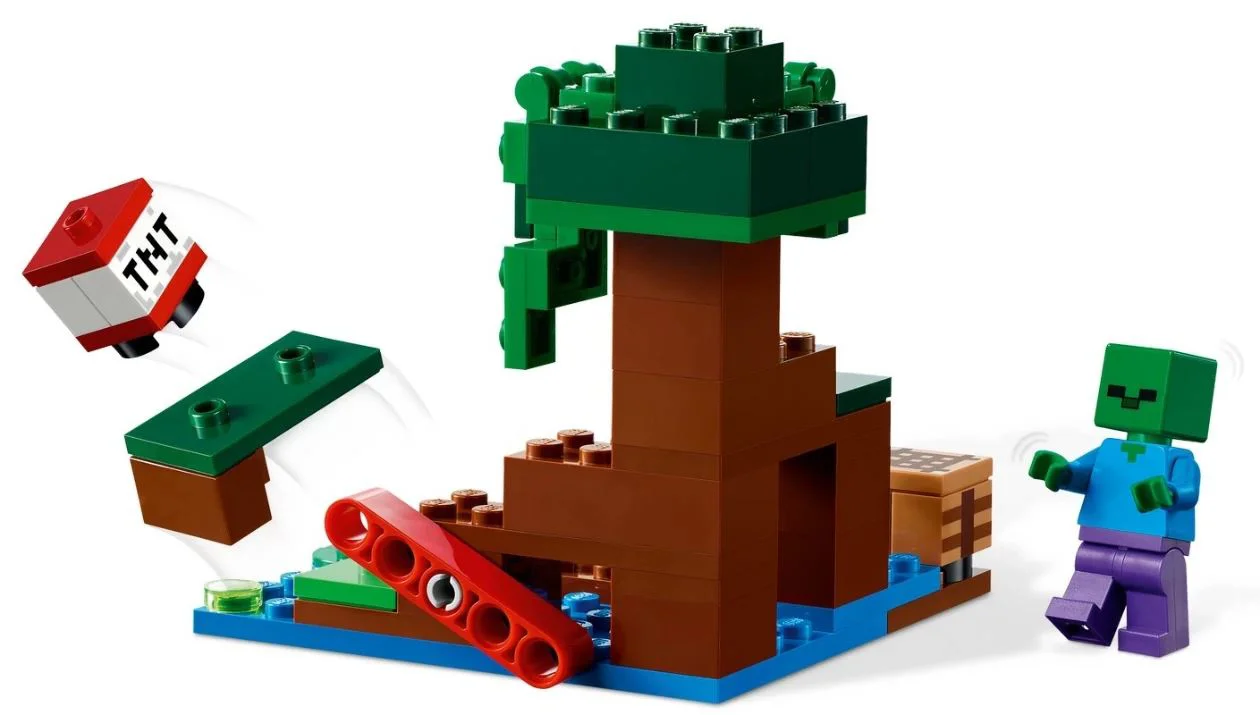 Конструктор Lego Minecraft Болотное приключение, 65 эл. foto