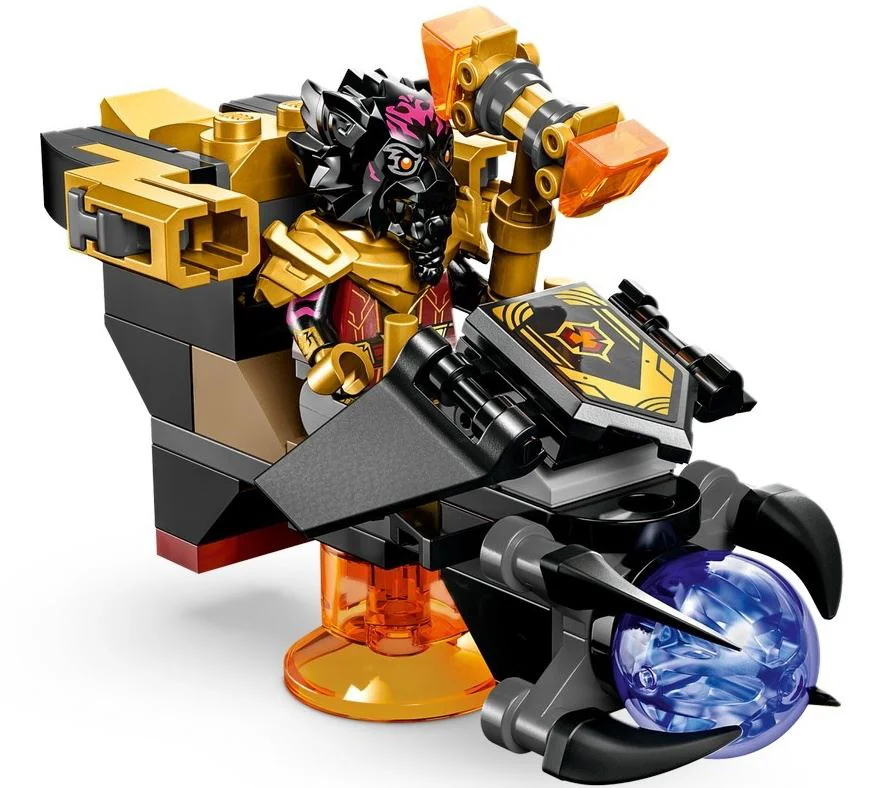 Set de constructie Lego Ninjago Dragonul de lava transformator cu val de caldura foto