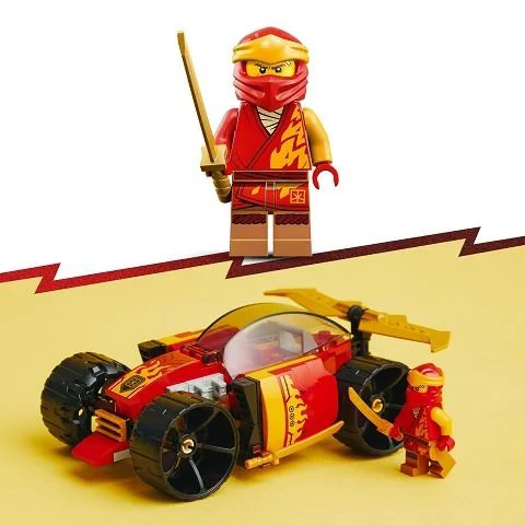 Set de constructie Lego Ninjago Masina de curse ninja a lui Kai, 94 el. foto