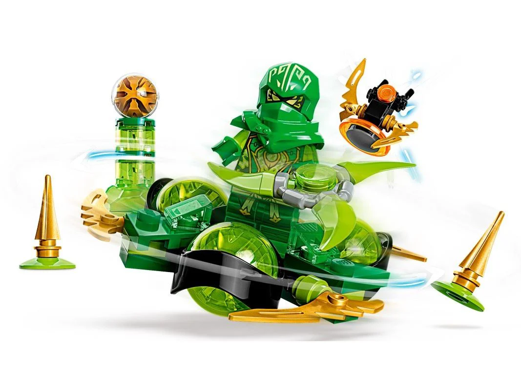 Set de constructie Lego Ninjago Rotirea Spinjitzu al lui Lloyd cu puterea dragonului, 56 el. foto