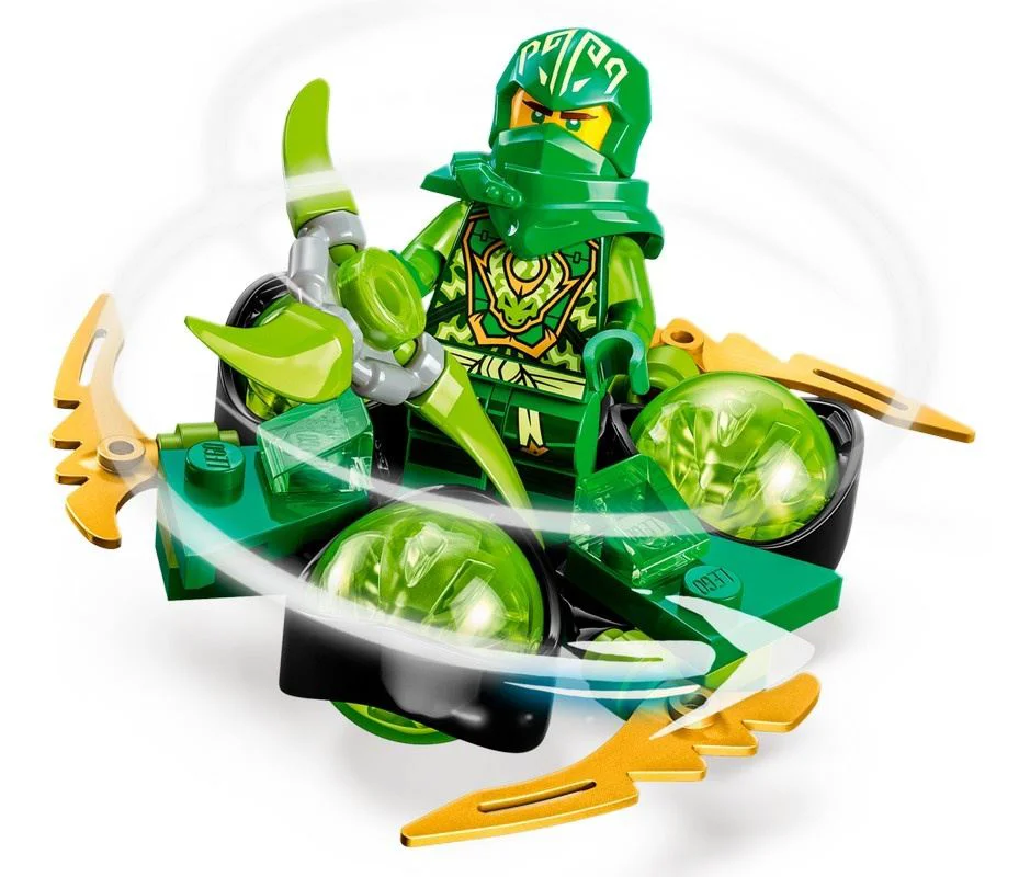 Set de constructie Lego Ninjago Rotirea Spinjitzu al lui Lloyd cu puterea dragonului, 56 el. foto
