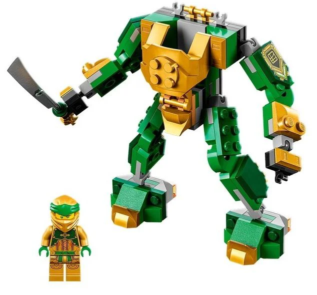 Set de constructie Lego Ninjago Lupta cu robotul Evo al lui Lloyd, 223 el. foto