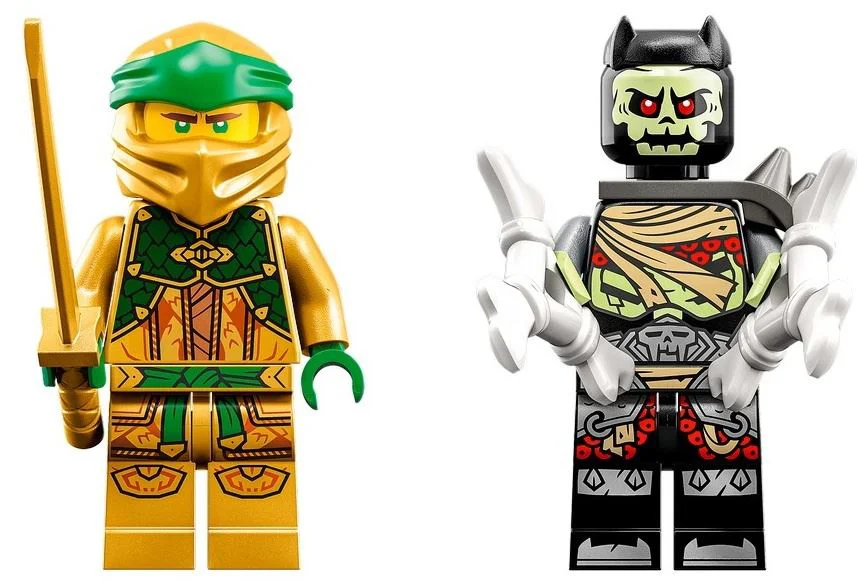 Set de constructie Lego Ninjago Lupta cu robotul Evo al lui Lloyd, 223 el. foto