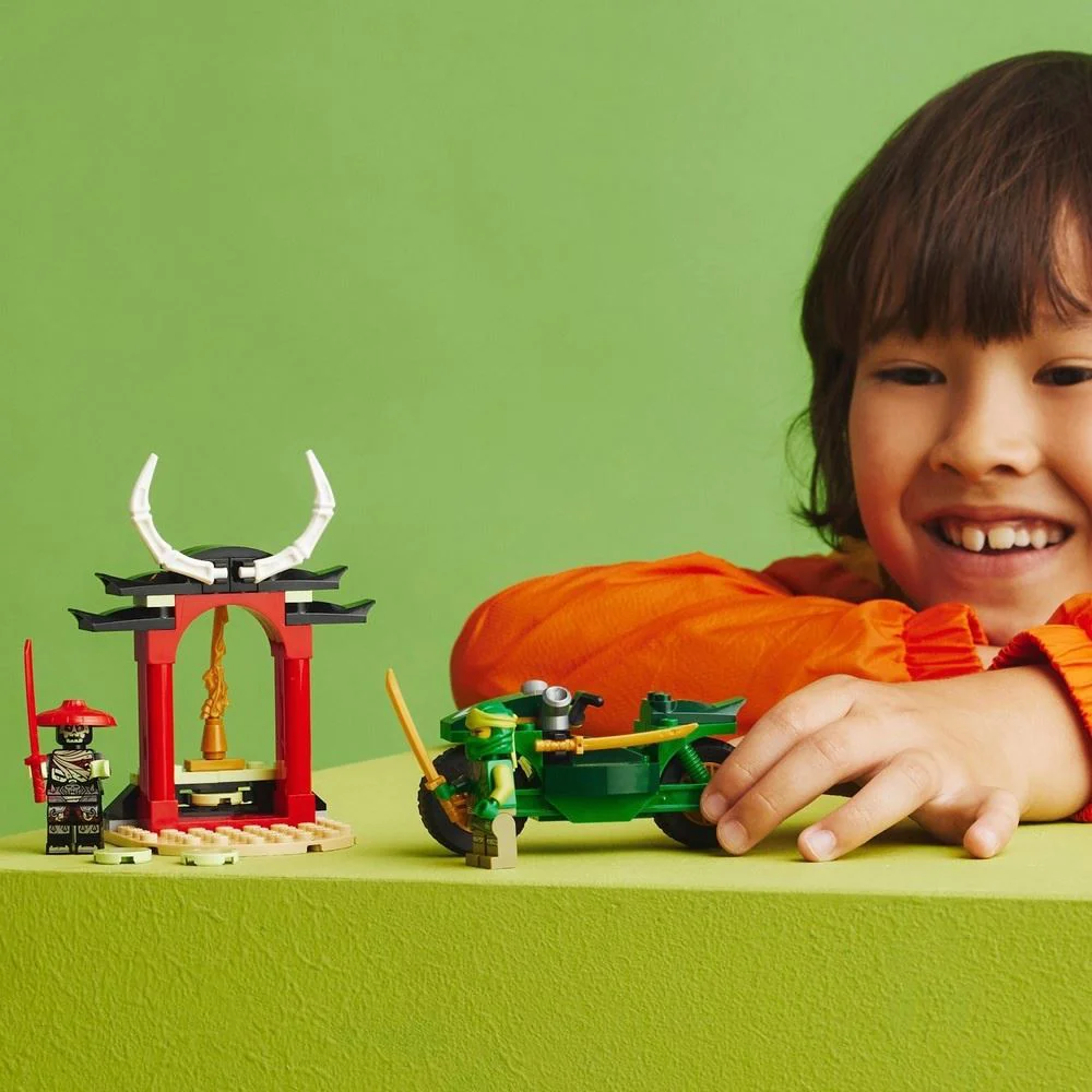 Set de constructie Lego Ninjago Motocicleta de strada Ninja a lui Lloyd, 64 el. foto