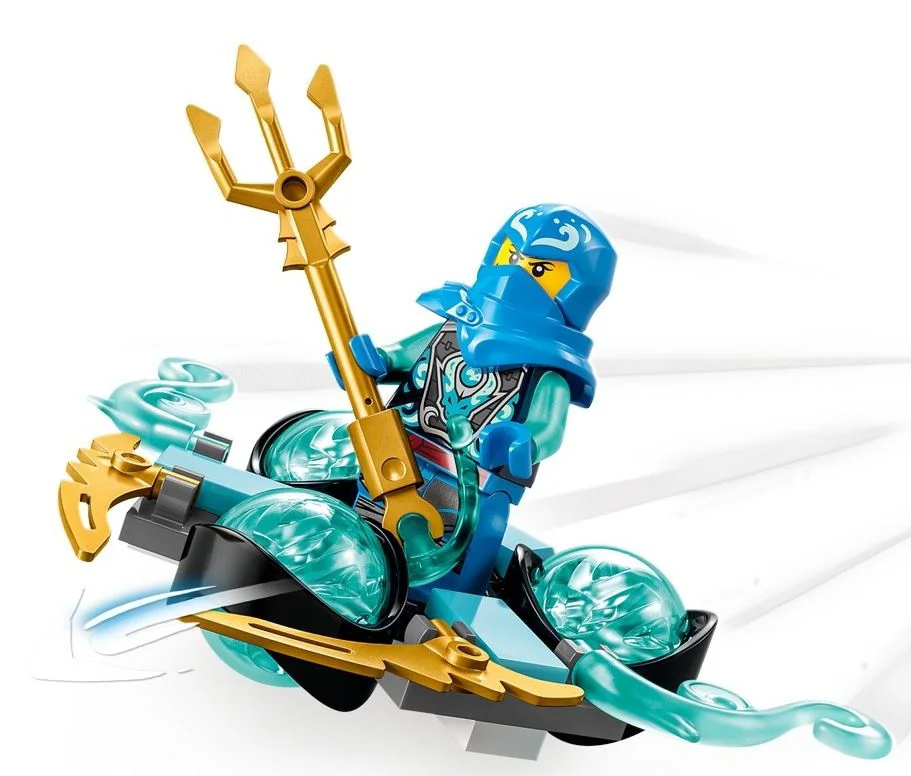 Set de constructie Lego Ninjago Driftul Spinjitzu al Nyei cu puterea dragonului, 57 el. foto