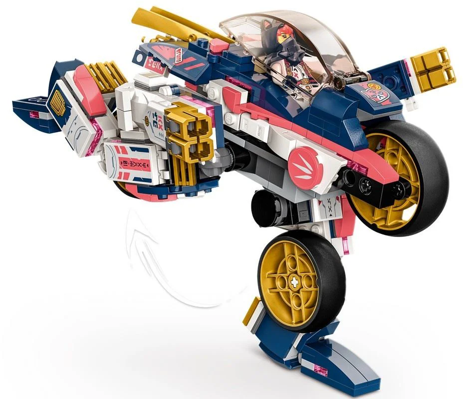 Set de constructie Lego Ninjago Motocicleta robot transformator a Sorei, 384 el. foto