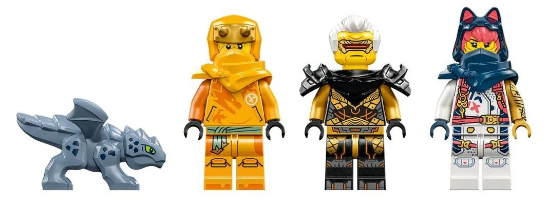 Set de constructie Lego Ninjago Motocicleta robot transformator a Sorei, 384 el. foto