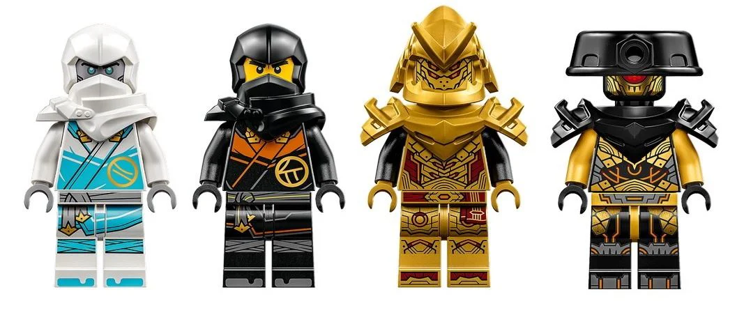 Set de constructie Lego Ninjago Masina de curse a lui Zane, 307 el. foto