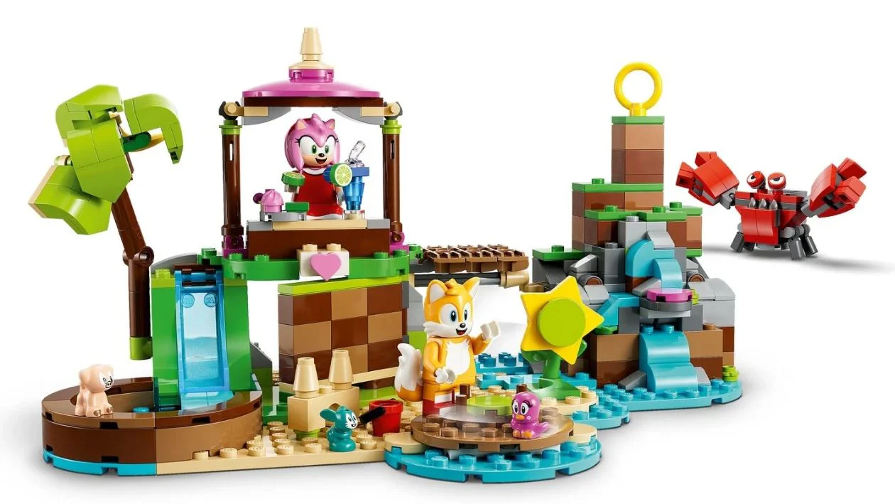 Set de constructie Lego Insula lui Amy pentru salvarea animalelor, 388 el. foto