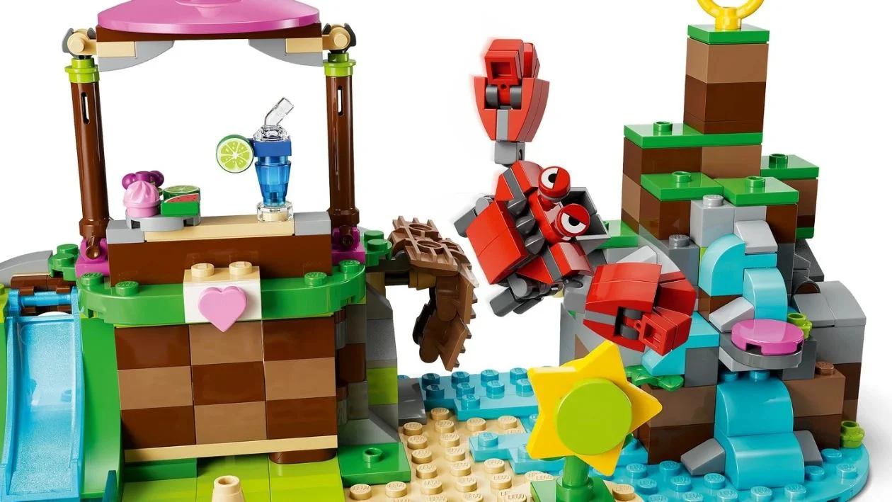 Set de constructie Lego Insula lui Amy pentru salvarea animalelor, 388 el. foto