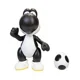 Figurina Super Mario Black Yoshi, 10 cm foto